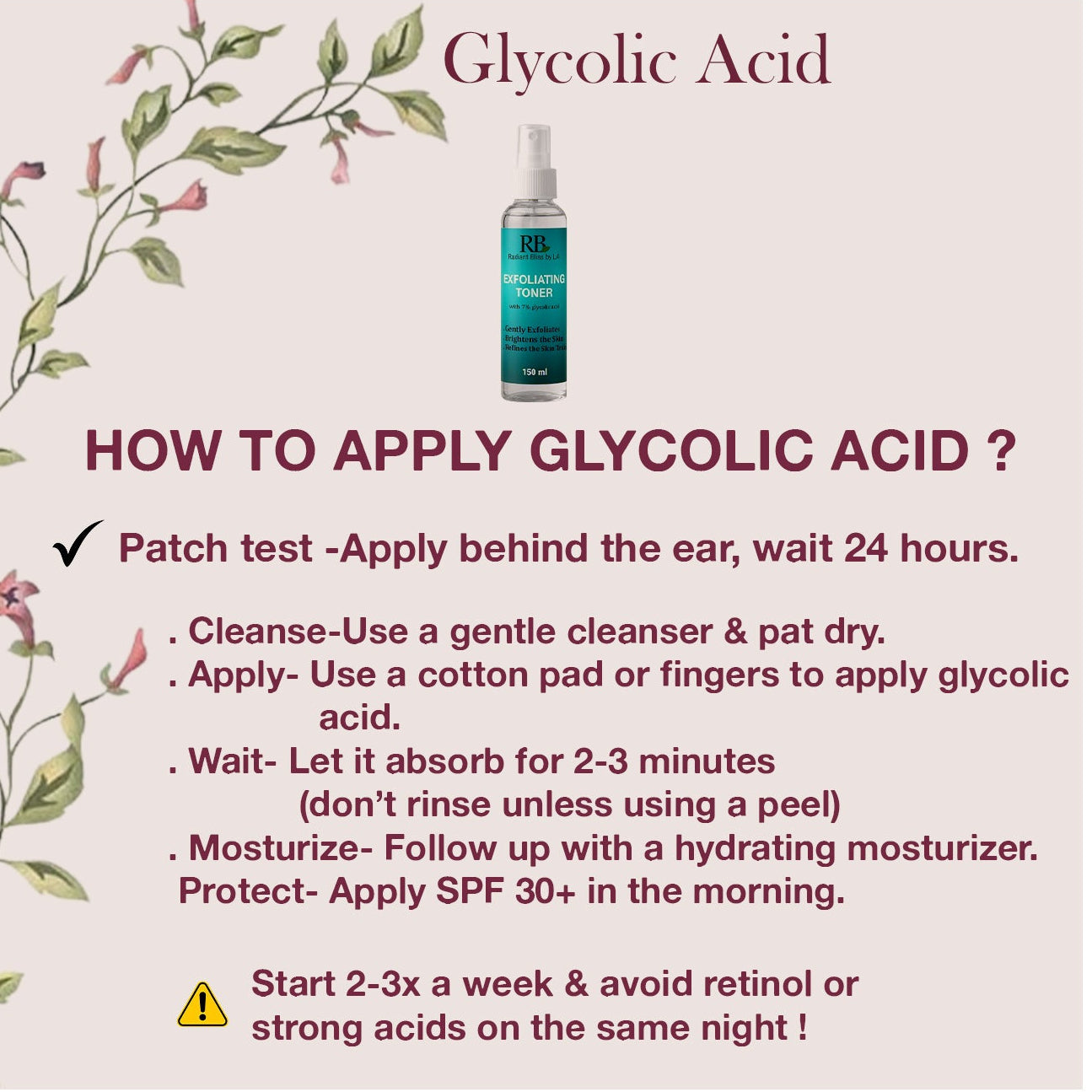 Exfoliating Glycolic Toner (150ml)